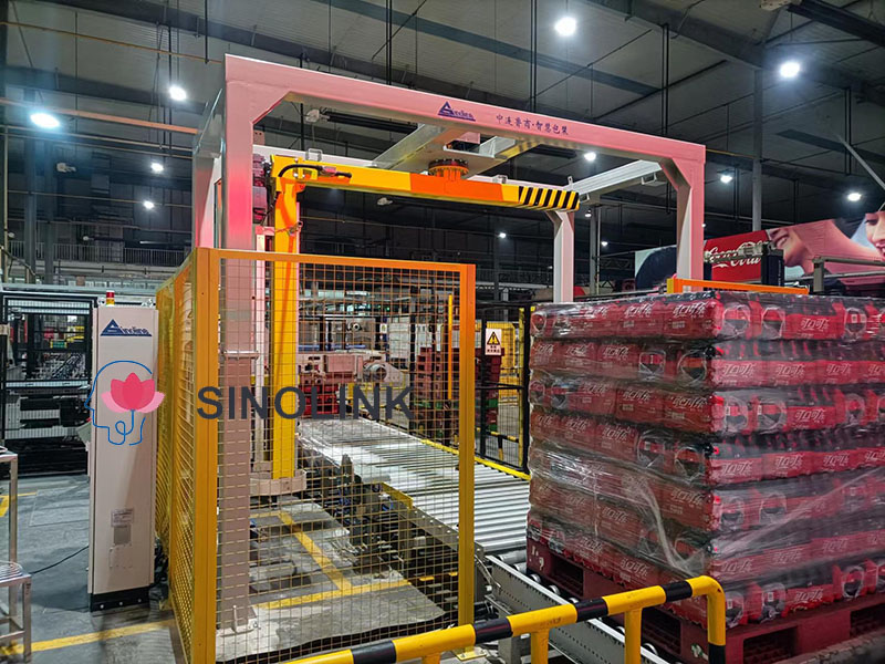 Envolvedora de brazo rotativo completamente automática