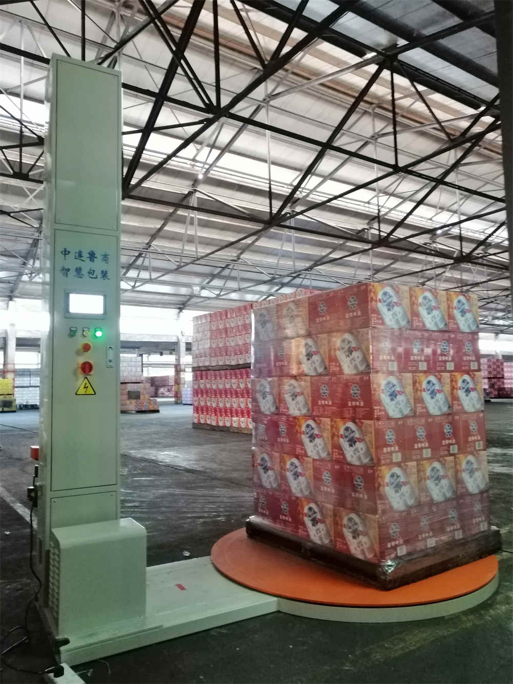 Máquina de embalaje de film estirable especial