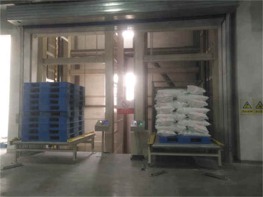 Transportador de elevación vertical de carga pesada no tripulado completamente automático