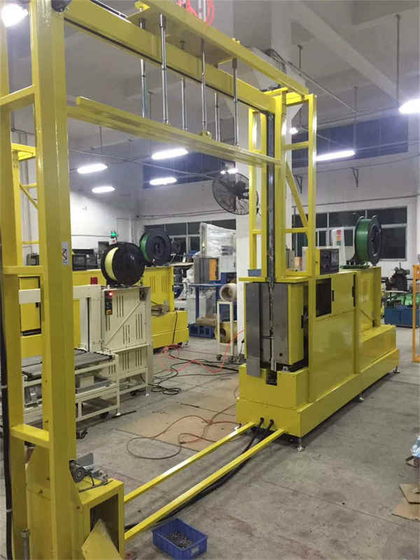 Flejadoras de paletas verticales completamente automáticas