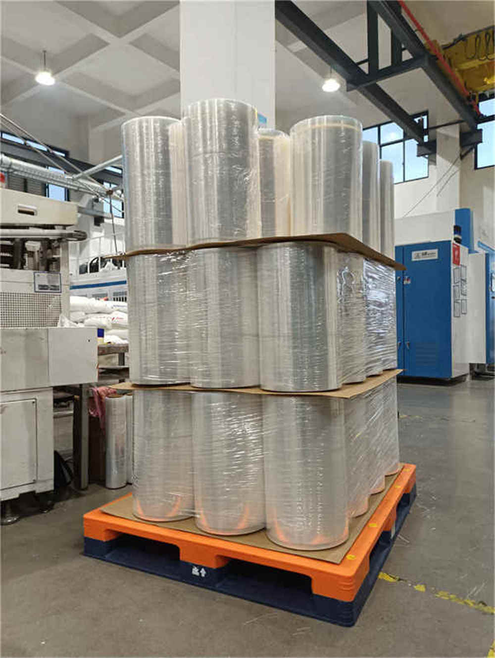 Máquina de embalaje de paletas Utilice película de embalaje