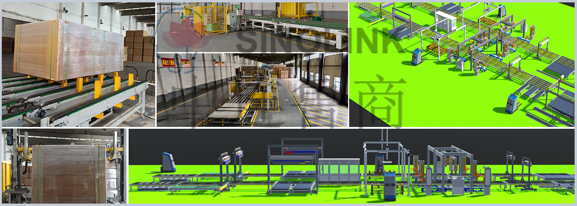 Sistema de transporte y embalaje de tableros artificiales