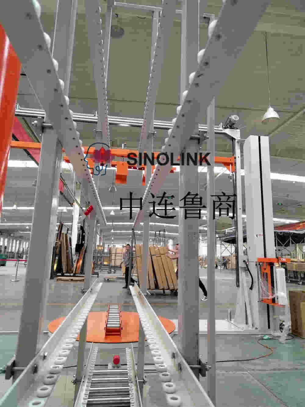 Máquina vertical no estándar de puerta y ventana