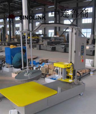 Máquinas de envoltura de estiramiento semiautomático sin bandeja