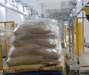 Machine Using Stretch Film Working Video