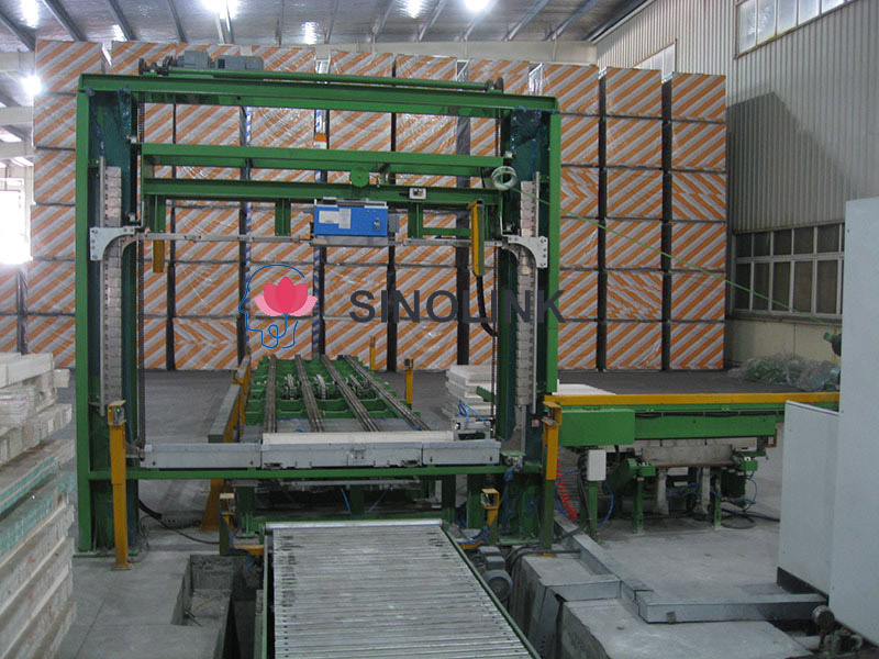 Máquina flejadora automática completa de paletas horizontales Horizontal Pallet Full Automatic Strapping Machine