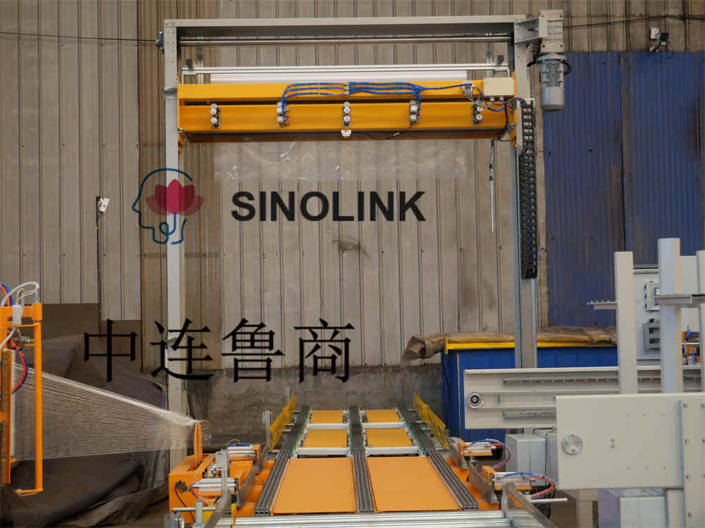 envolvedora con protección de esquinas wrapping machine with corner prtection