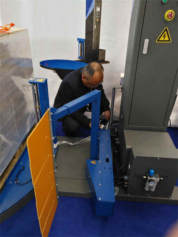 Máquina empacadora de paletas completamente automática Full Automatic Pallet Wrapping Machine