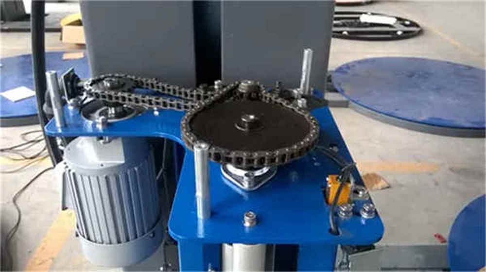 Máquina de envoltura de paletas semiautomáticas Máquina de envoltura de paletas semiautomáticas