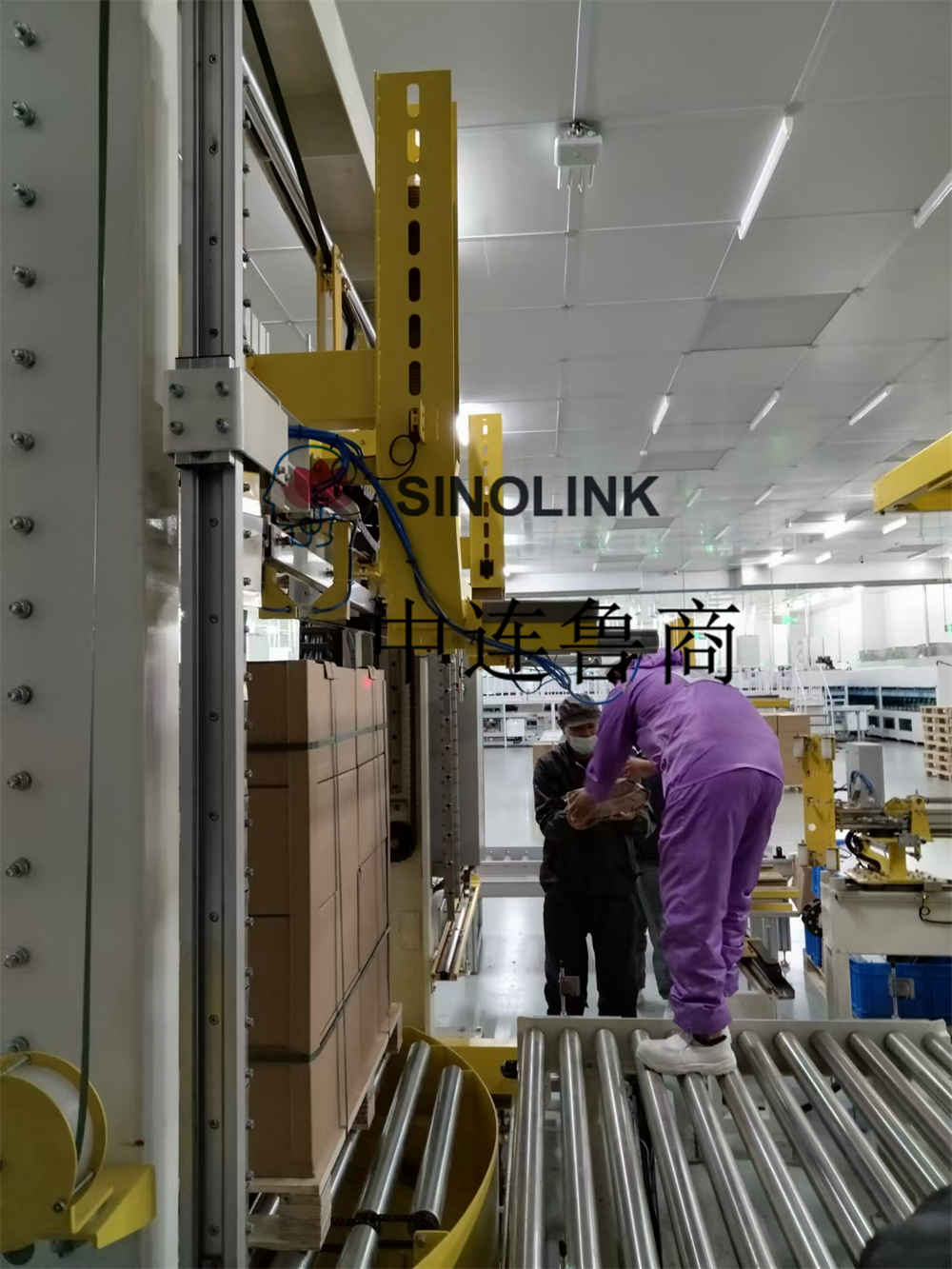 Sistema automático de transporte y embalaje para la nueva industria energética Sistema automático de transporte y embalaje para la nueva industria energética