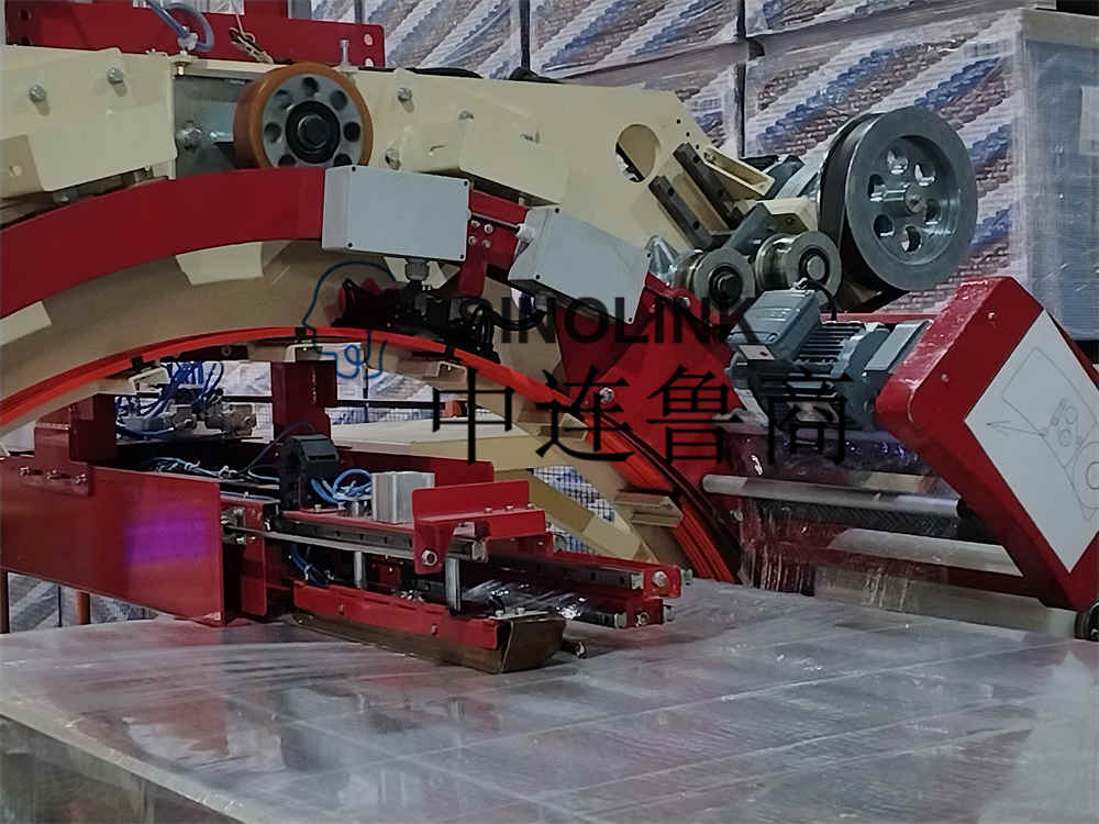 Máquina de envoltura de pre-estroch de seis lados automática para materiales de construcción de placas Máquina de envoltura de pre-estroch de seis lados automática para materiales de construcción de placas