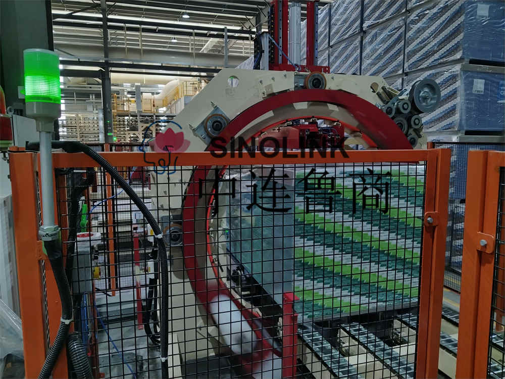 Máquina de envoltura de pre-estroch de seis lados automática para materiales de construcción de placas Máquina de envoltura de pre-estroch de seis lados automática para materiales de construcción de placas