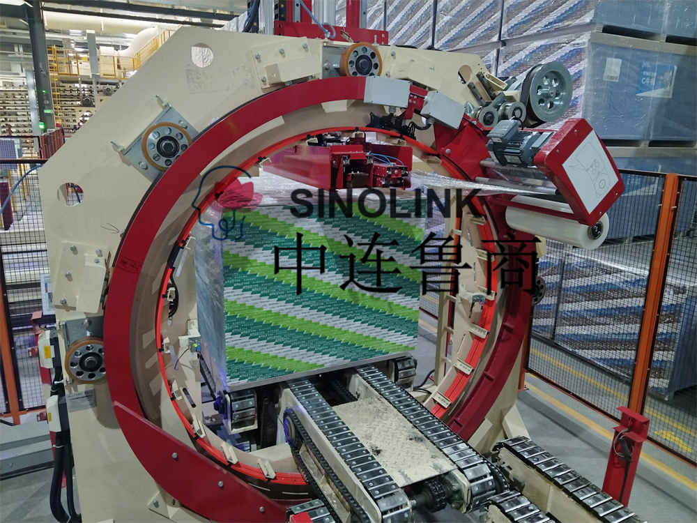 Máquina de envoltura de pre-estroch de seis lados automática para materiales de construcción de placas Máquina de envoltura de pre-estroch de seis lados automática para materiales de construcción de placas