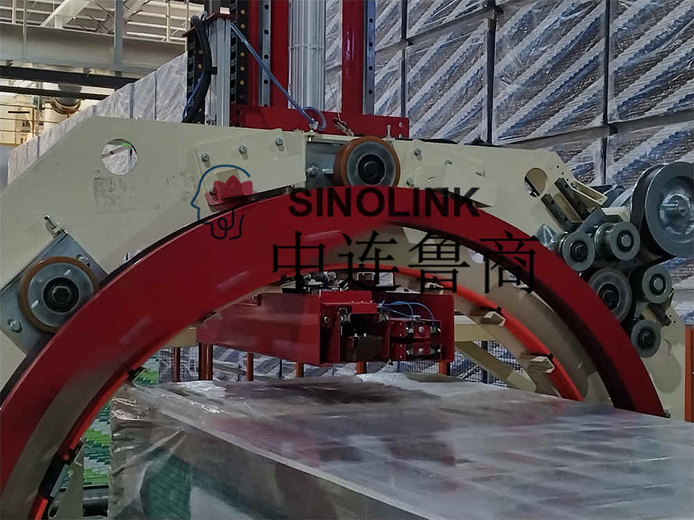 Máquina de envoltura de pre-estroch de seis lados automática para materiales de construcción de placas Máquina de envoltura de pre-estroch de seis lados automática para materiales de construcción de placas